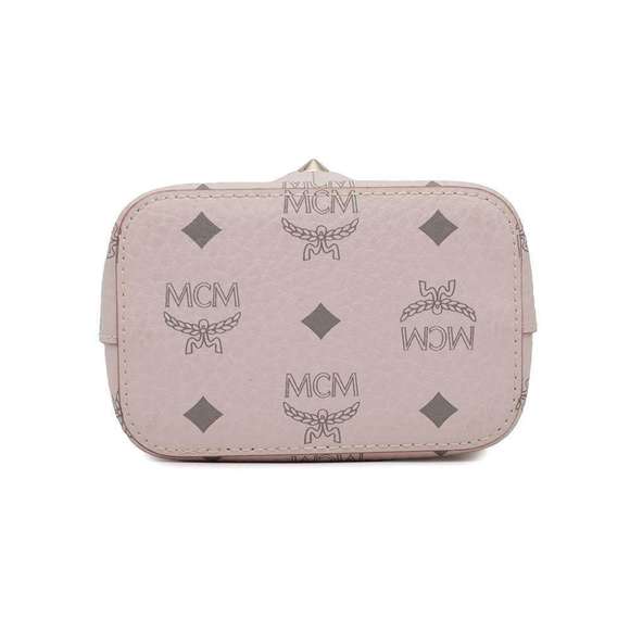 MCM Handbag Visetos Drawstring MWDBSXL02QH001 2way - Picture 3 of 10